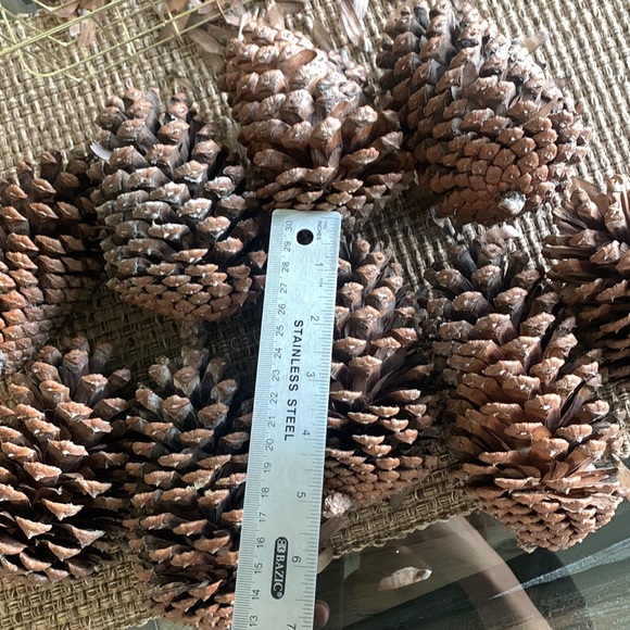 X9 natural large pine cones / Christmas home decorations / Great for Crafts - Picture 4 of 5